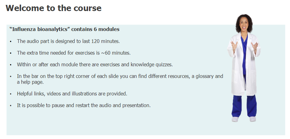 Course: Influenza bioanalytics course